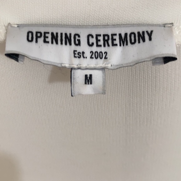 Opening Ceremony Off White Fringe top Medium - Picture 3 of 7